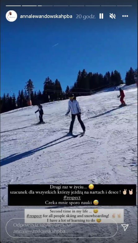 Lewandowscy na nartach