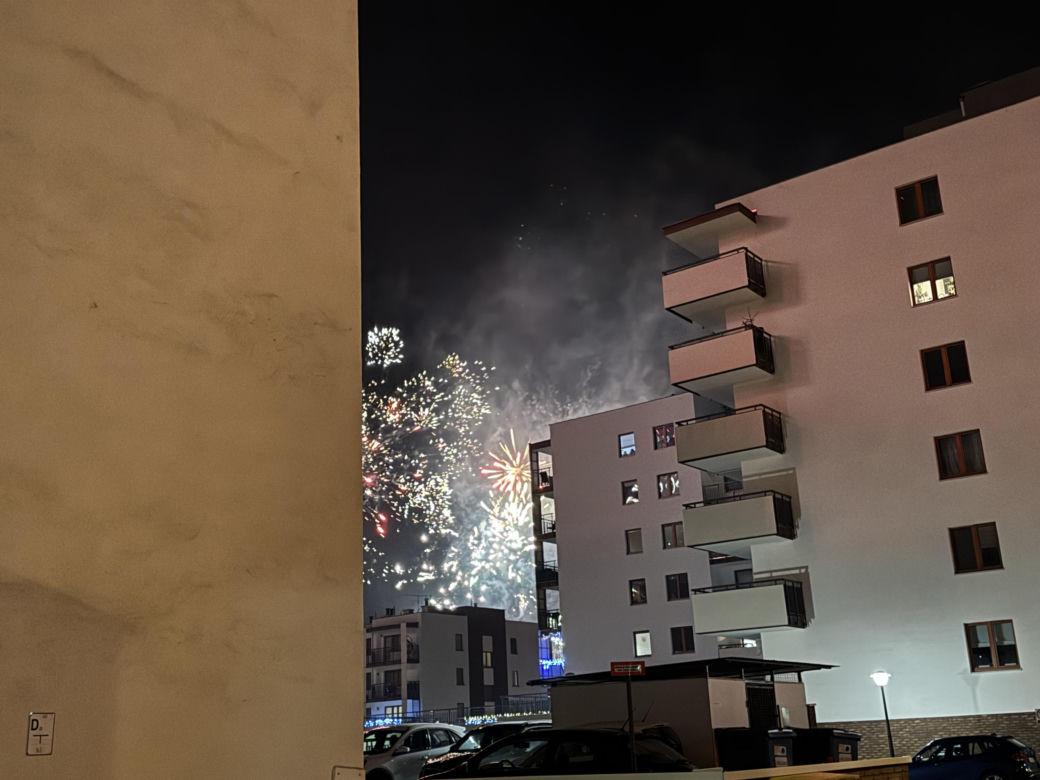Fajerwerki nad miastem. Tak Lublin świętuje początek 2025 roku!