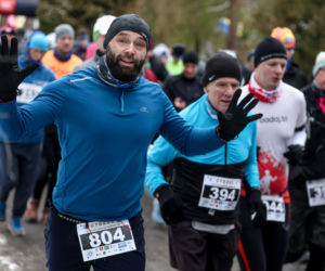 Wystrzał startera zamiast szampana. Tłumy powitały Nowy Rok na XX Śląskim Maratonie Noworocznym Cyborg