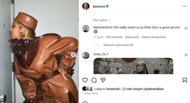 Beyonce nowa fryzura