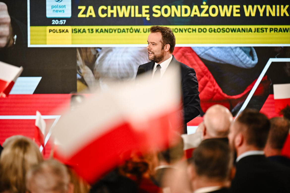 Rodzina Karola Nawrockiego na wieczorze wyborczym 