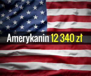 Średnie miesięczne zarobki brutto usa