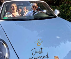 Julia Królikowska pojechała do ślubu Porsche 911 Turbo S Cabriolet