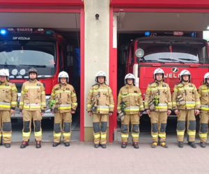 Hołd dla druha z OSP Trąbki