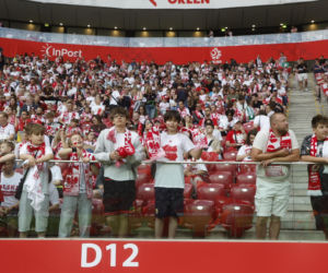 Kibice na meczu Polska-Nigeria
