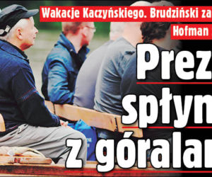 Prezes spłynął z góralami