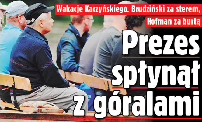 Prezes spłynął z góralami