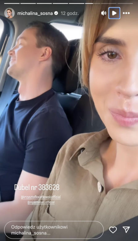 M jak miłość na planie. Kama (Michalina Sosna), Jakub Karski (Krzysztof Kwiatkowski)