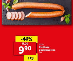 kiełbasa podwawelska 9,90 zł/kg
