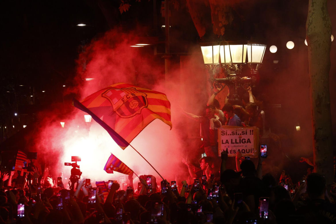 Barcelona świętuje mistrzostwo Hiszpanii