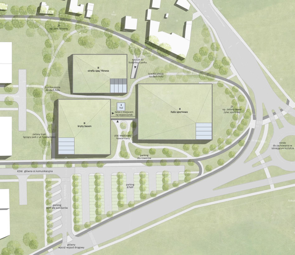 Konkurs na projekt kompleksu sportowego w Piekarach Śląskich: wyniki