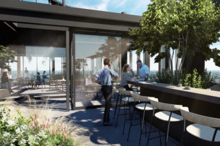 Tak będą prezentować się tarasy Skylinera