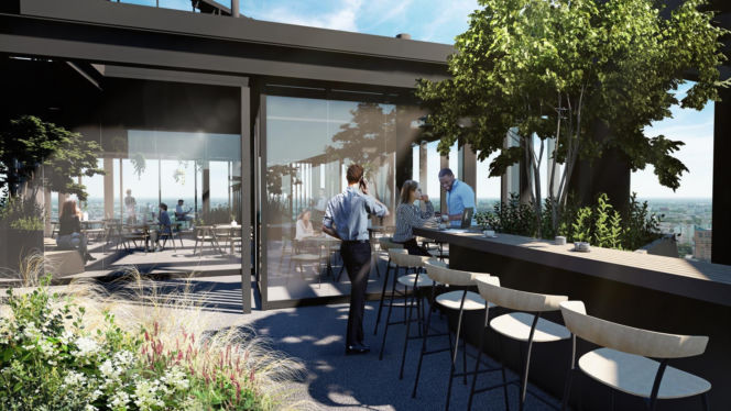 Tak będą prezentować się tarasy Skylinera