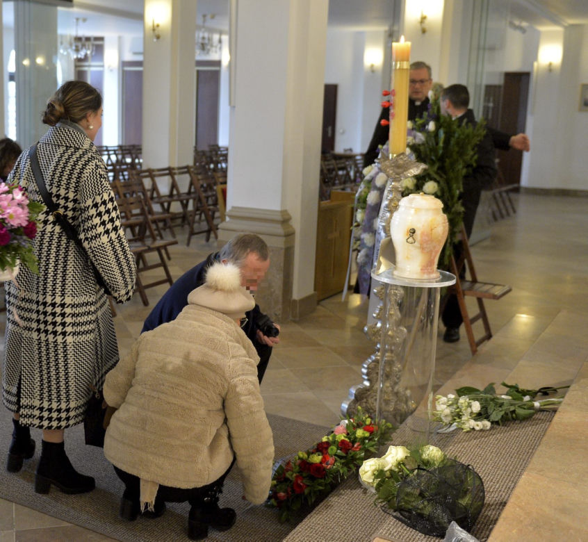 Pogrzeb dziennikarza Krzysztofa Leskiego