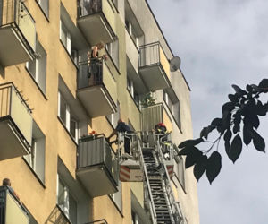 Brawurowa akcja strażaków na Pradze Południe