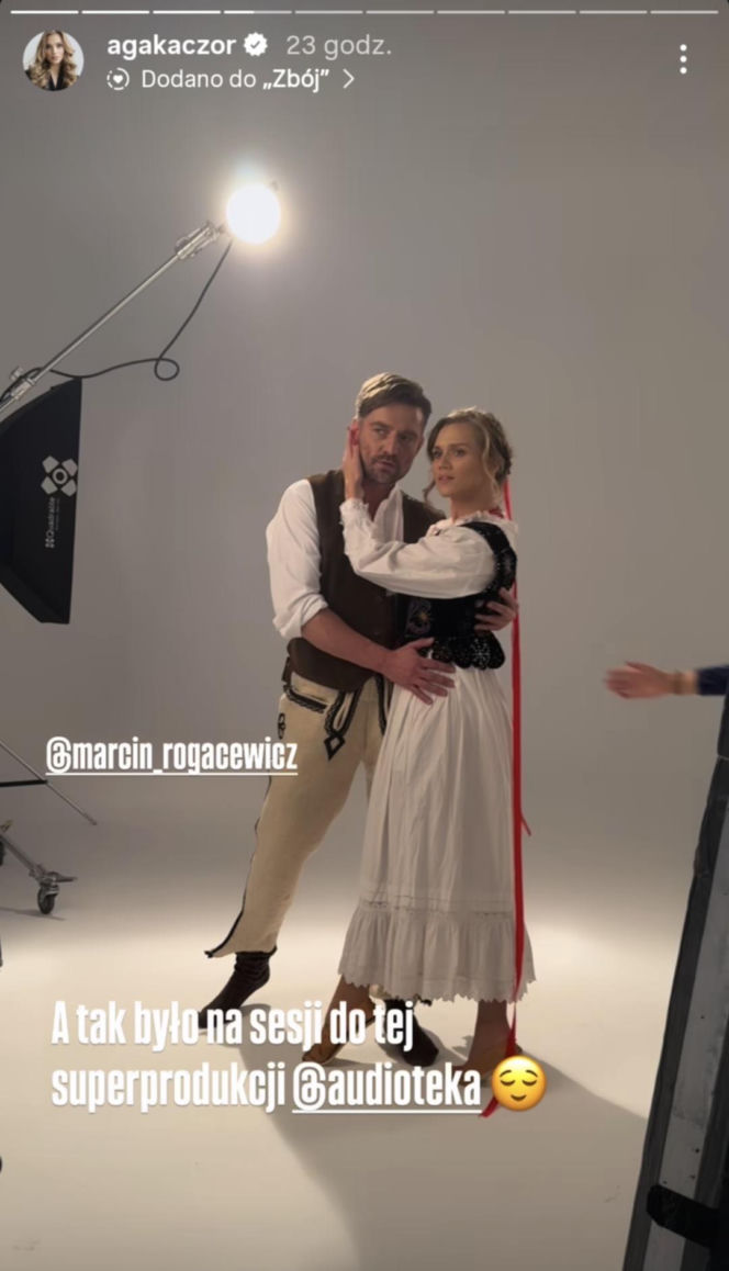 Marcin Rogacewicz i Agnieszka Kaczorowska