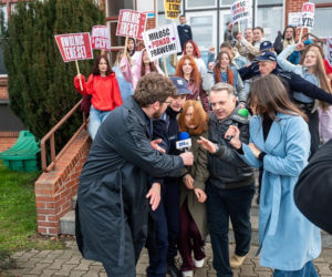 Pierwsza miłość, odcinek 4141. Teresa (Ewa Skibińska), Hubert (Rafał Szałajko)