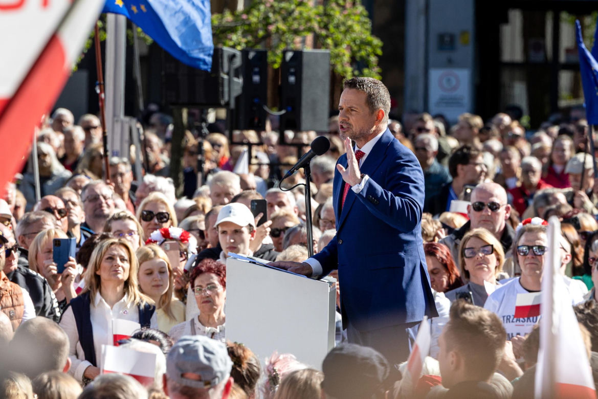 Wiec Rafała Trzaskowskiego w Poznaniu