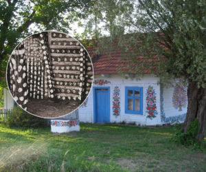 Malowana wieś w Małopolsce jest jedną z najpiękniejszych w Polsce. Niezwykła sztuka narodziła się z sadzy