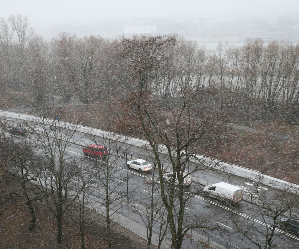 Śnieżyca w Warszawie