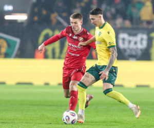 GKS Katowice - Widzew Łódź, zdjęcia kibiców z meczu 20. kolejki PKO BP Ekstraklasy