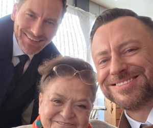 Barwy szczęścia po wakacjach 2026 na planie. Maciej Wilk (Adam Szczyszczaj), Szczepan (Robert Gulaczyk), Lucyna (Grażyna Zielinska)