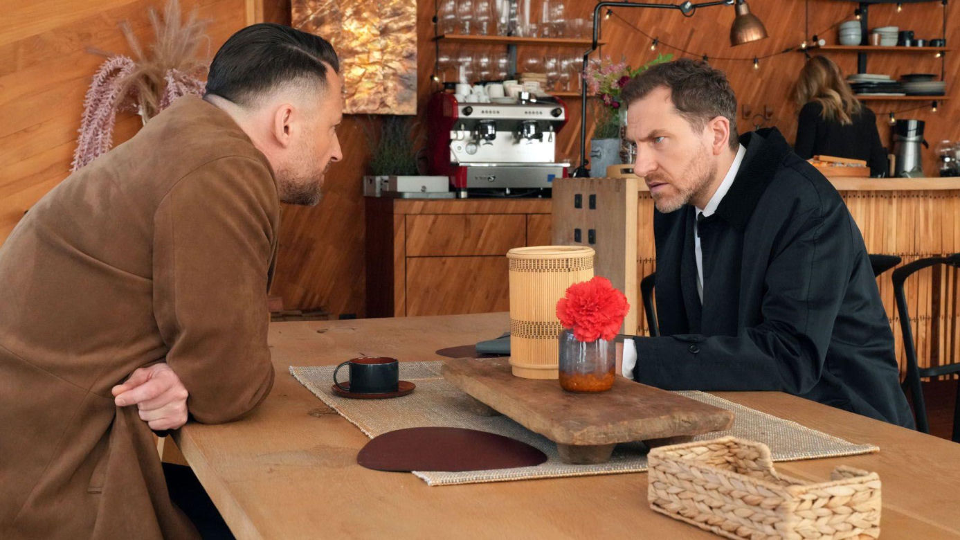 Barwy szczęścia odc. 3415. Maciej Wilk (Adam Szczyszczaj), Szczepan (Robert Gulaczyk),