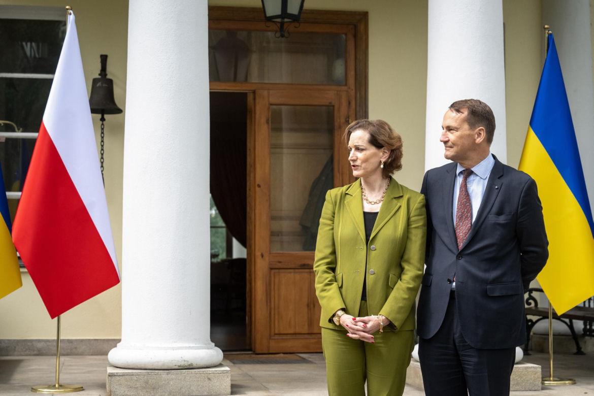 Radosław Sikorski przyjął delegację z Ukrainy w Chobielinie