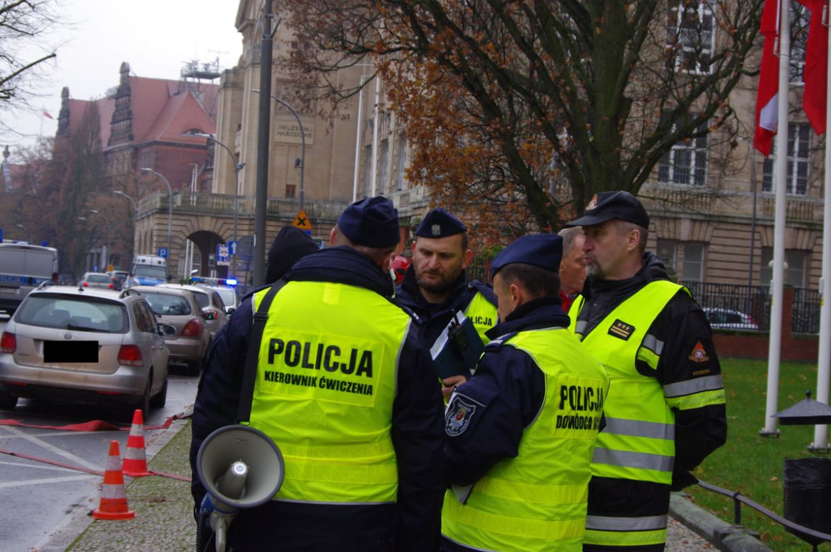 Ewakuacja Zachodniopomorskiego Urzędu Wojewódzkiego w Szczecinie