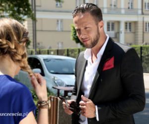Barwy szczęścia. Magda (Honorata Witańska), Sebastian (Kacper Krupski)
