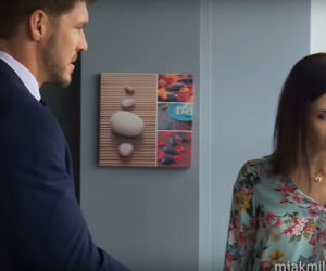 M jak miłość: Weronika (Kaja Walden), Marcin (Mikołaj Roznerski)