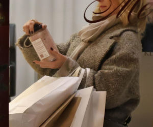 Anna Kalczyńska na zakupach