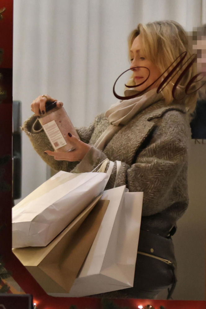 Anna Kalczyńska na zakupach