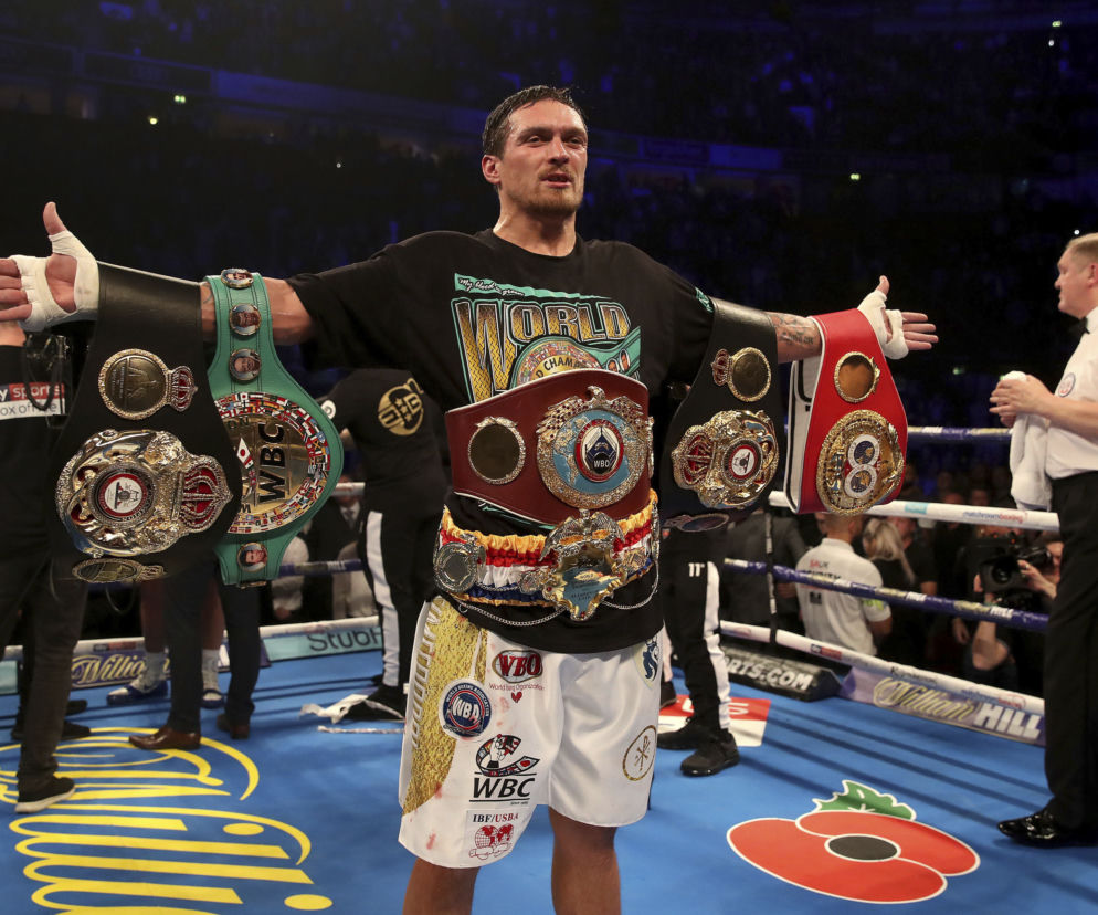 Oleksandr Usyk obronił 5 pasów