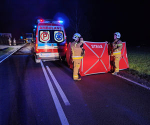 Tragiczna noc na drodze pod Tarnowem. Pieszy nie miał żadnych szans