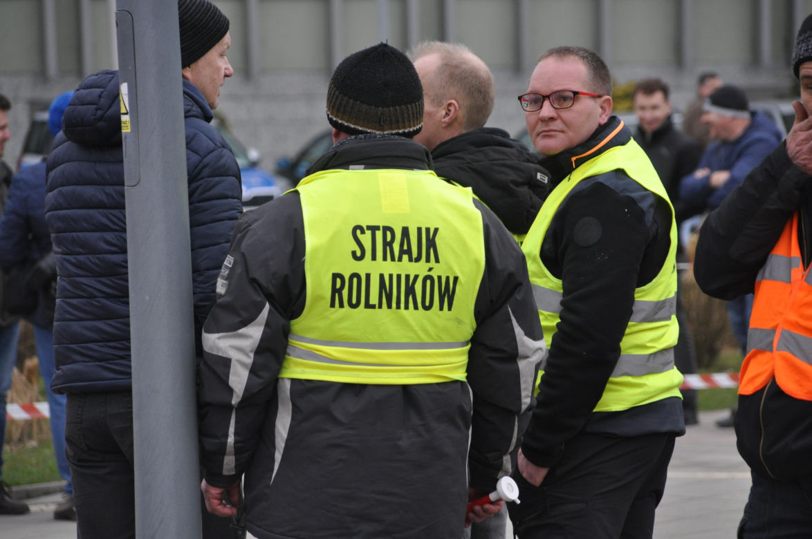 Strajk rolników w Kielcach. 14 marca 2024