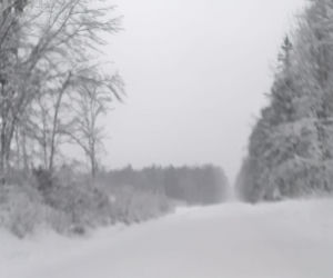 Trudne warunki na drogach w Podlaskiem. Pierwsze utrudnienia i wypadki [ZDJĘCIA]
