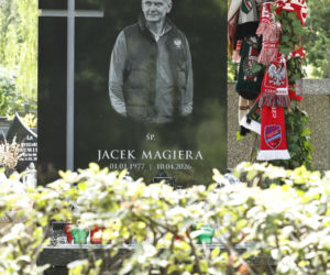 Nowy grób Jacka Magiery