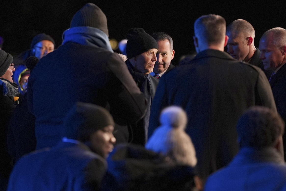 Biden ostatni raz zapala światła na choince przed Białym Domem