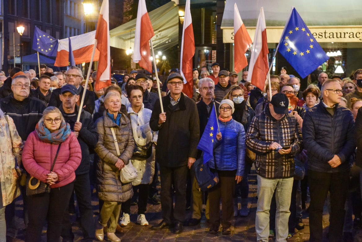 Toruński protest przeciwko orzeczeniu TK