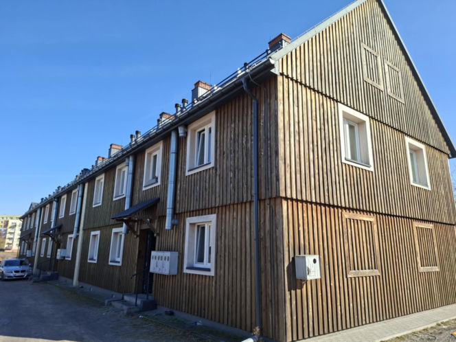 Drewniane osiedle w Sędziszowie