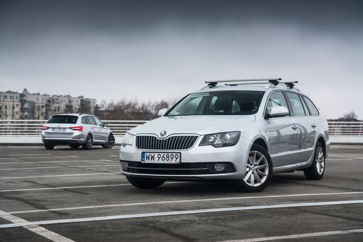 Skoda Superb Combi 2.0 TDI: dwie generacji dużego kombi segmentu D