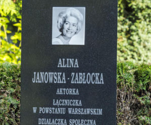 Grób Aliny Janowskiej