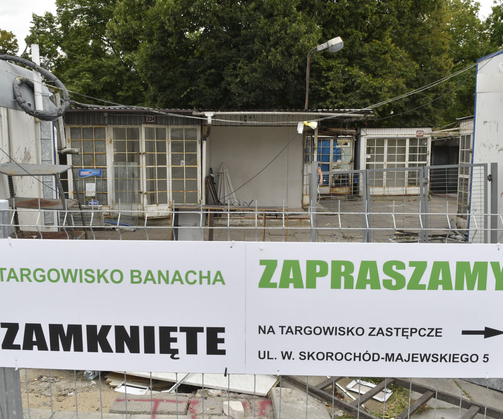 Burzą bazar na Banacha