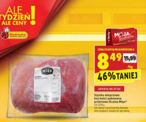 szynka wieprzowa 8,49 zł/kg