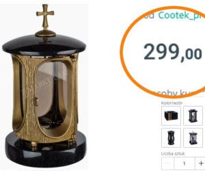 Znicze za kilkaset złotych 