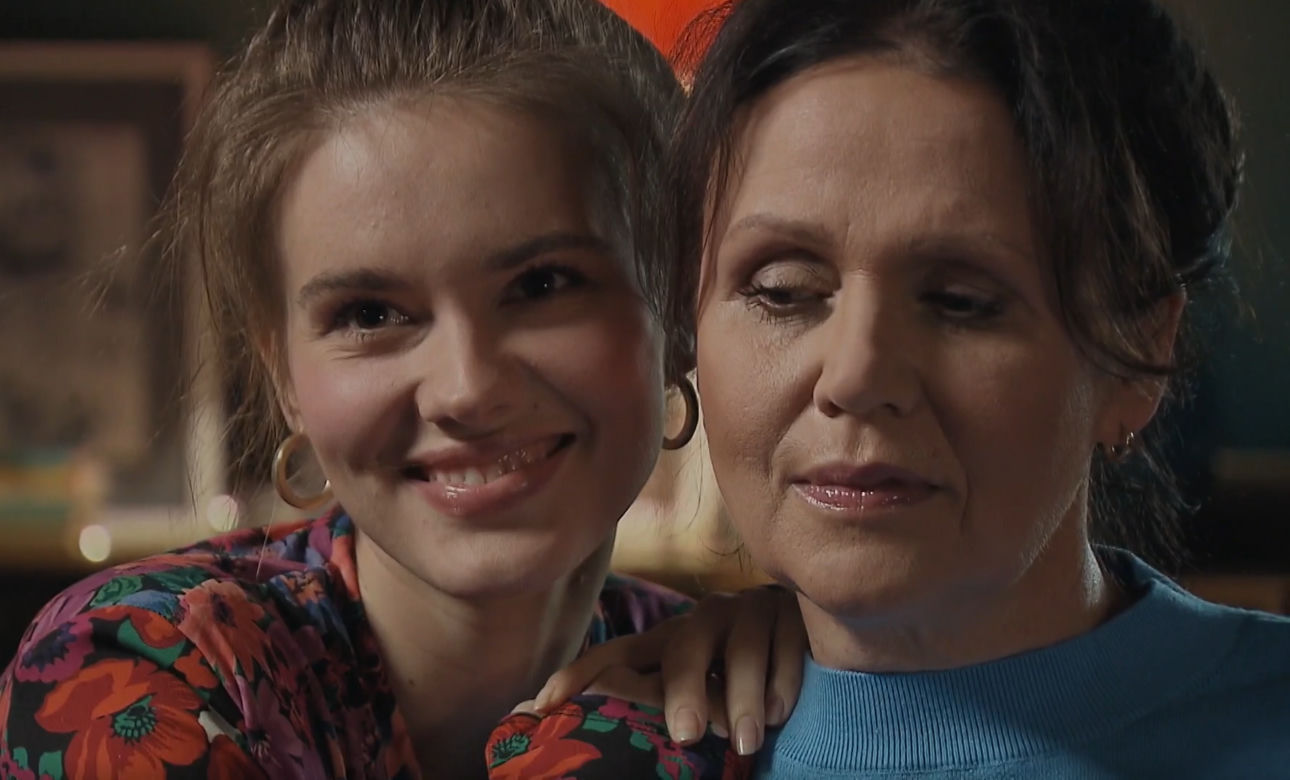M jak miłość, odcinek 1658: Marysia (Małgorzata Pieńkowska), Franka (Dominika Kachlik)