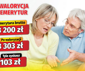 Waloryzacja emerytur 3,22 proc.