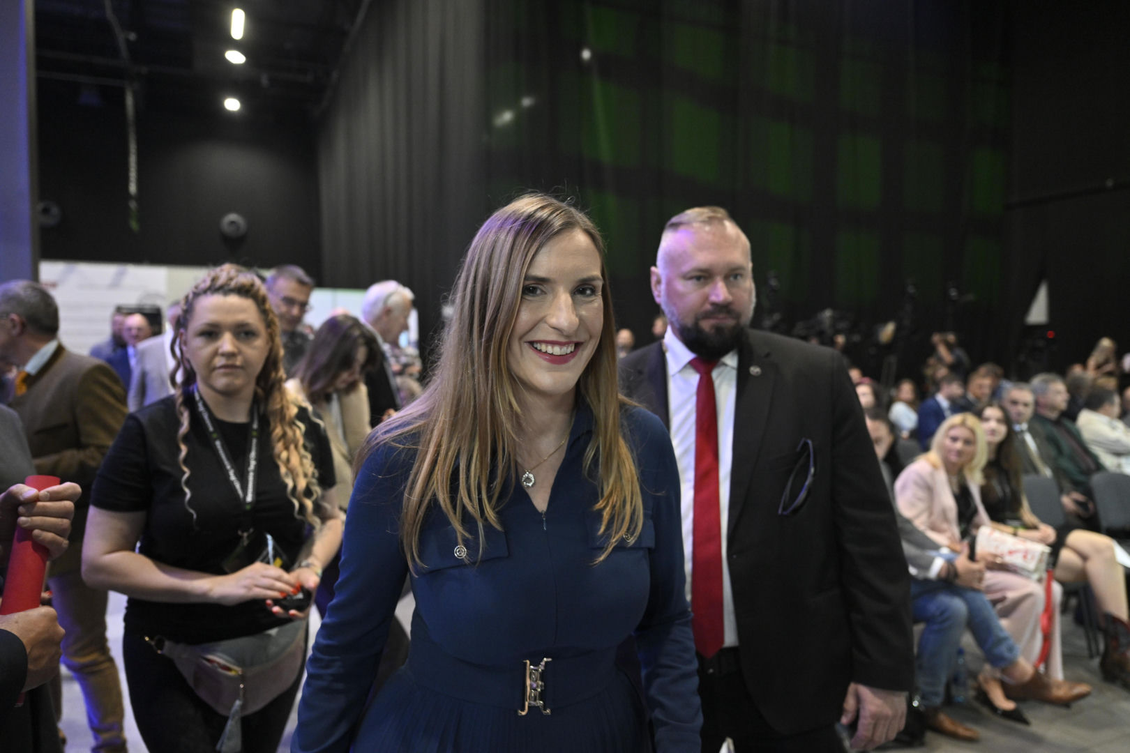 Magdalena Sobkowiak-Czarnecka podczas Warszawskich Targów Obronnych w Expo XXI