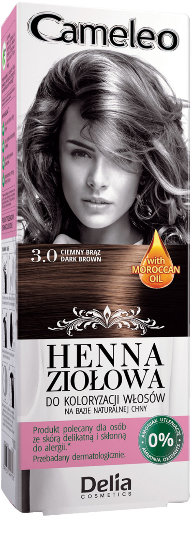 Henna ziołowa do włosów Delia